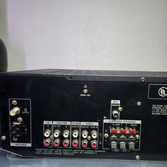 Sony STR-DE325 FM Stereo FM/AM Receiver Audio/Video Control Center Tested Works - Picture 7 of 7